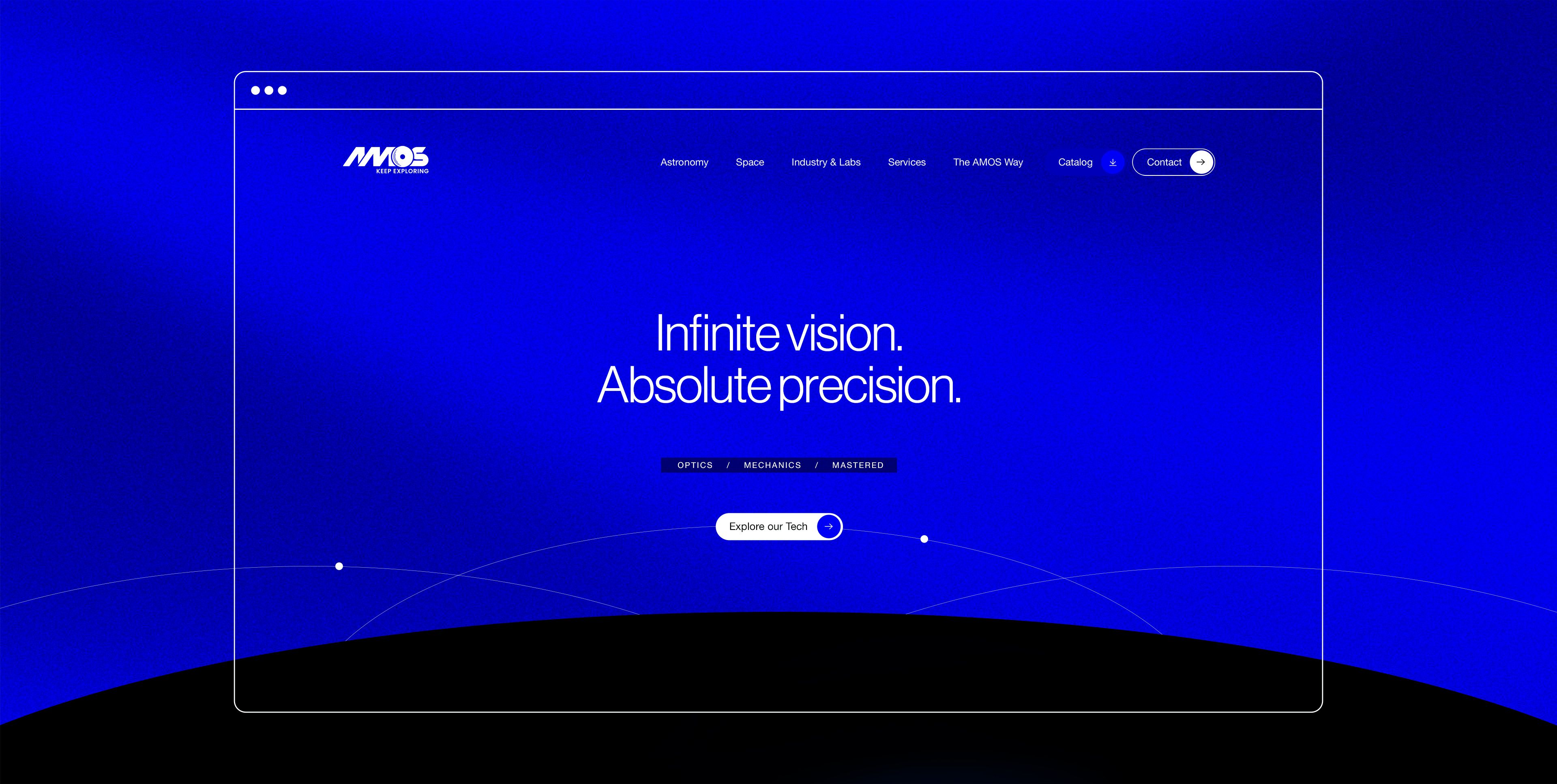 AMOS - Infinite vision. Absolute precision.