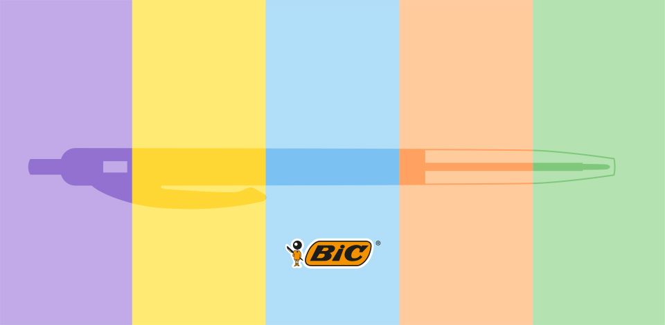 Bic - Gamme pastel 70 ans