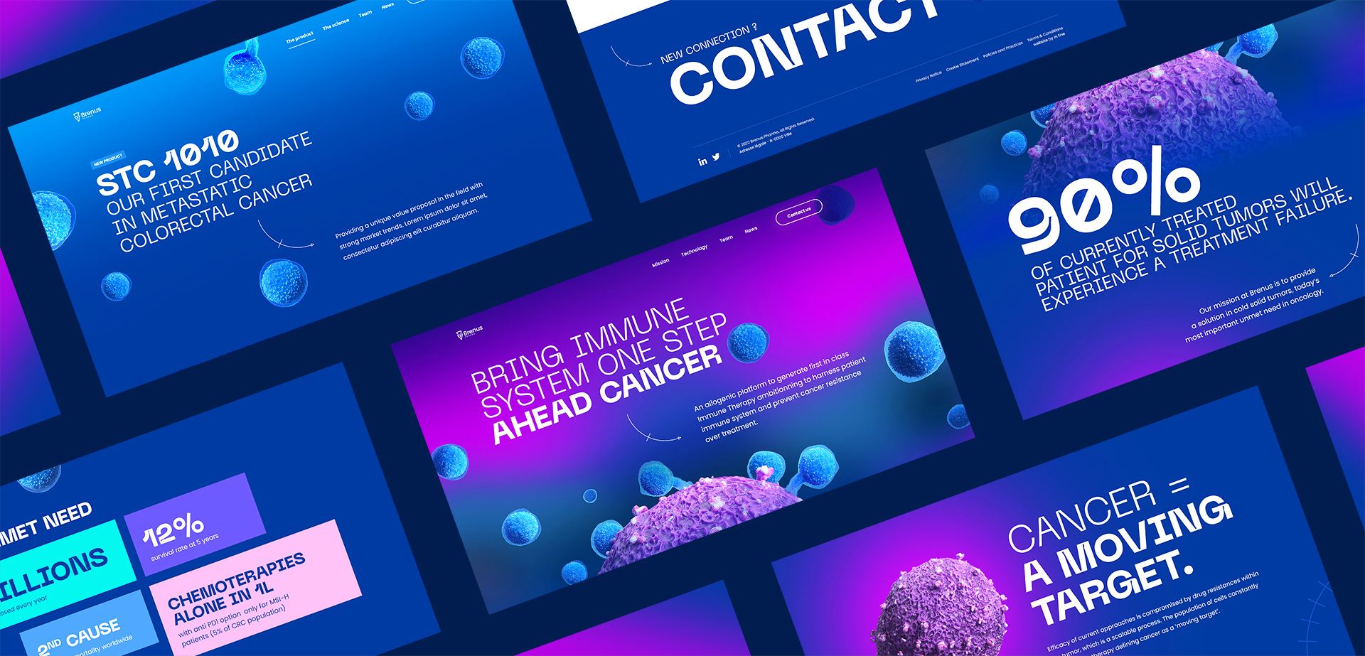 Brenus Pharma - desktop website