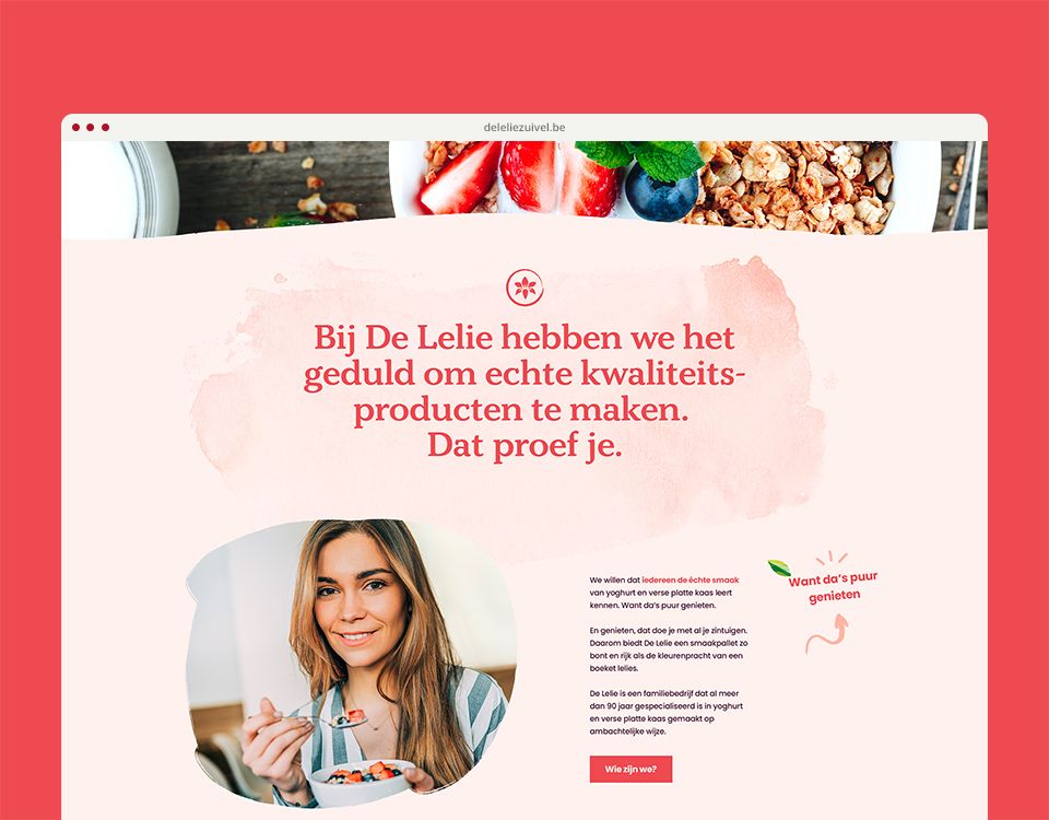 De LeLie - Webdesign