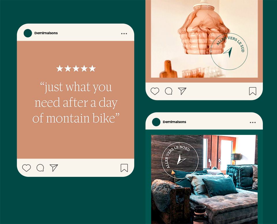 Demimaisons - Social Media