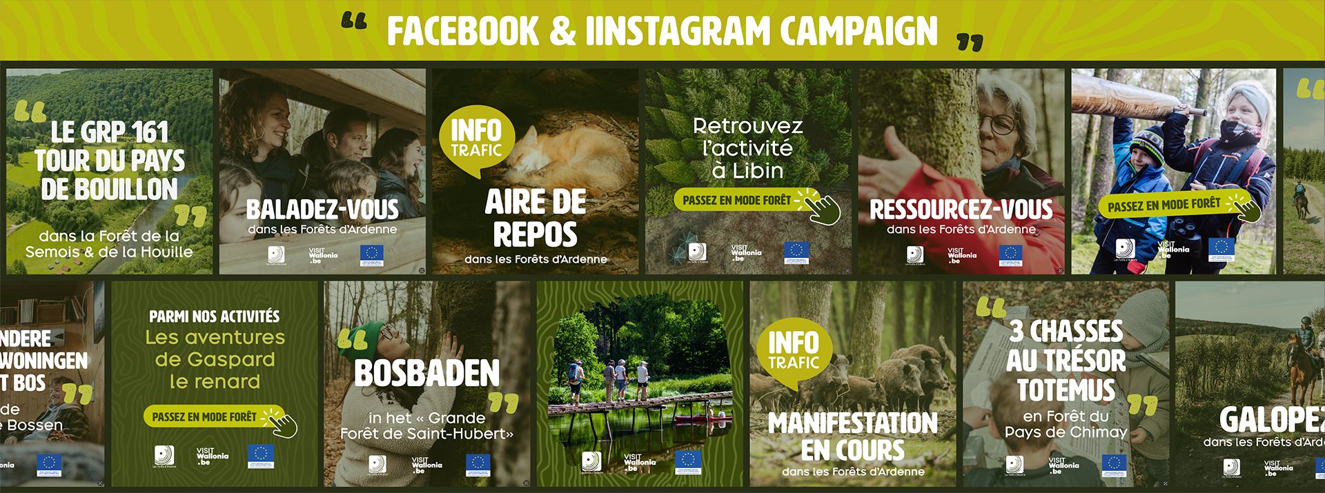 Forêts d'Ardenne - Campagne Instagram